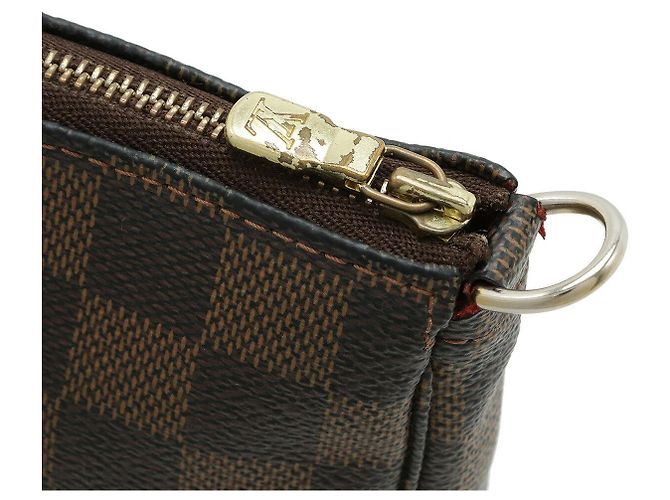 Pochette Accessoires Damier Louis Vuitton Marrone - vista 4
