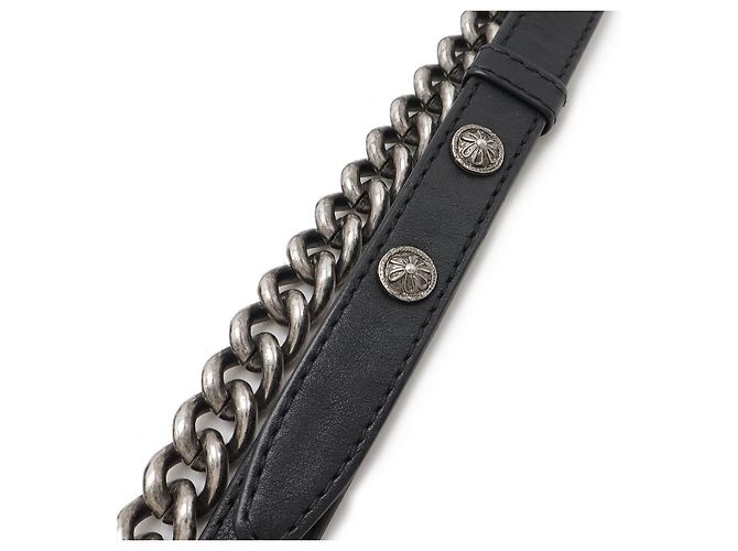 Chanel Boy Leder Schultertasche mit Kette Schwarz - Ansicht 4