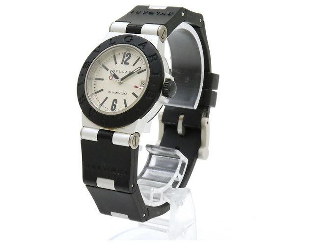 Bulgari Bvlgari Aluminium Aluminum Quartz Silber - Ansicht 2