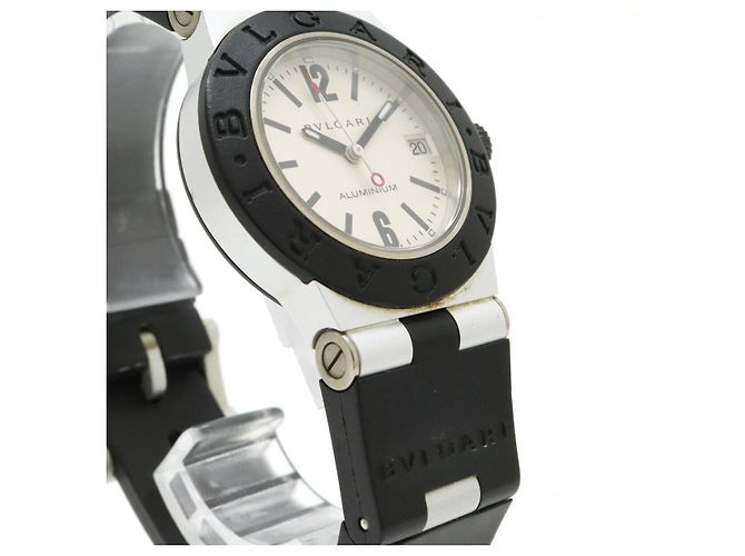 Bulgari Bvlgari Aluminium Aluminum Quartz Silber - Ansicht 5