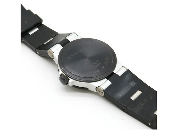 Bulgari Bvlgari Aluminium Aluminum Quartz Silber - Ansicht 6