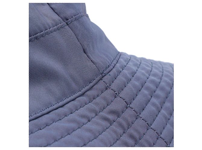 Hermès Bestickter H Logo Bucket Hat Blau Marineblau - Ansicht 4