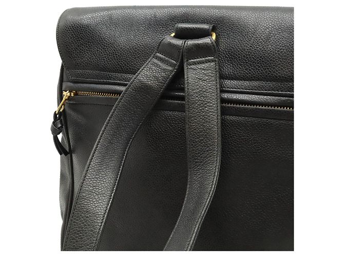 Timeless Chanel Kaviarleder Rucksack Schwarz - Ansicht 5