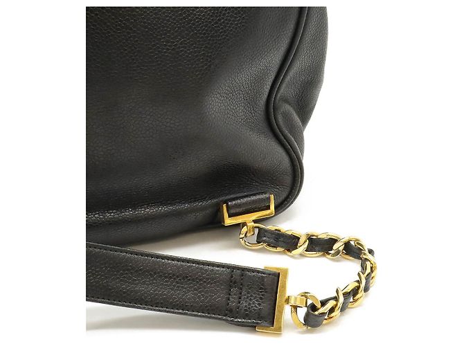 Timeless Chanel Kaviarleder Rucksack Schwarz - Ansicht 6