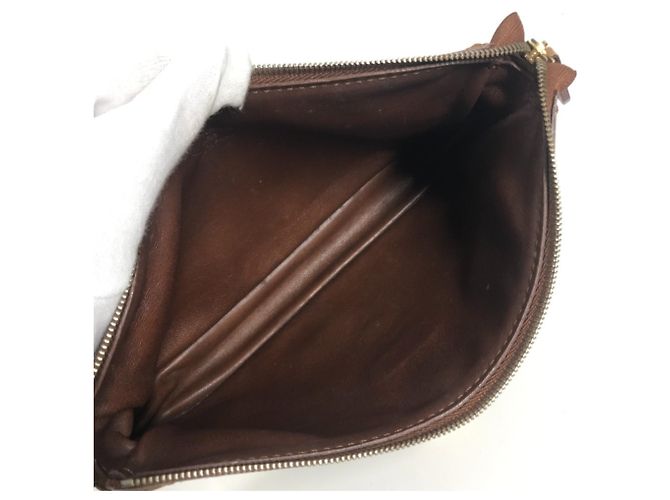 Borsa Pochette Accessoires Charm Monogram Louis Vuitton Marrone Bianco - vista 13