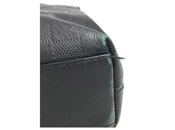 Borsa Louis Vuitton Damier Infini Nero - vista 11
