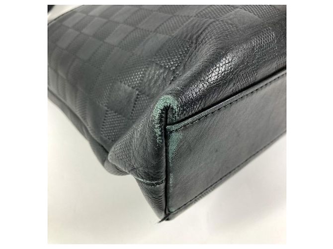 Borsa Louis Vuitton Damier Infini Nero - vista 7