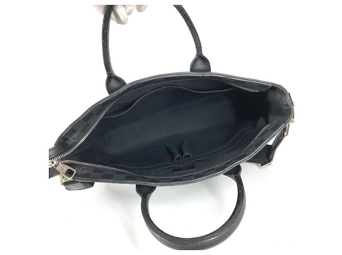Maletín Damier Graphite N41564 de Louis Vuitton Negro - vista 13