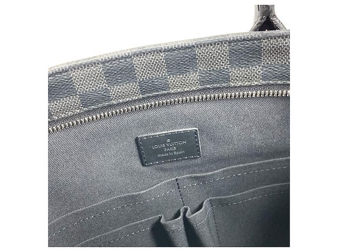 Maletín Damier Graphite N41564 de Louis Vuitton Negro - vista 14