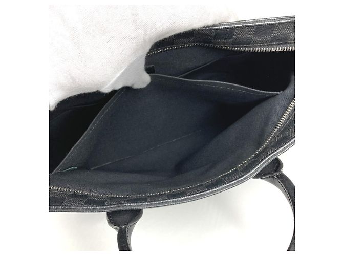 Maletín Damier Graphite N41564 de Louis Vuitton Negro - vista 15