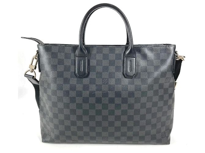 Maletín Damier Graphite N41564 de Louis Vuitton Negro - vista 2
