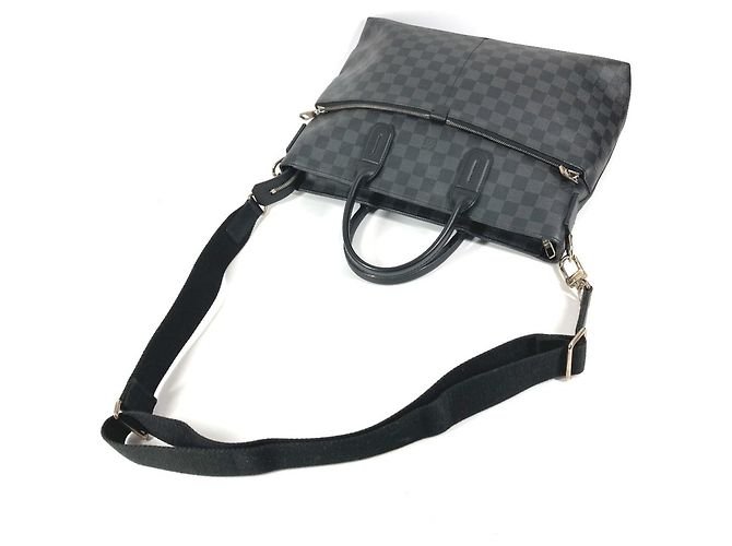 Maletín Damier Graphite N41564 de Louis Vuitton Negro - vista 8