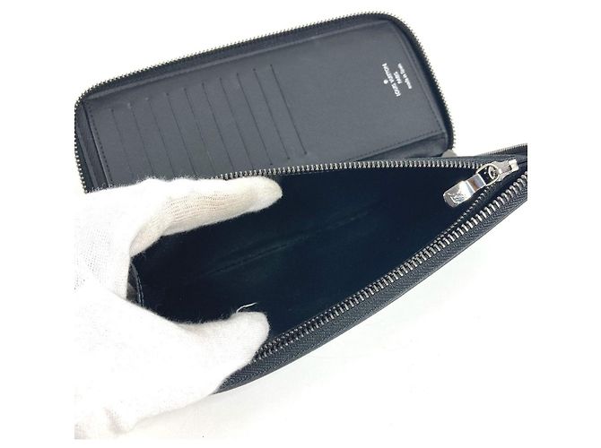 Louis Vuitton Monogram Eclipse Long Wallet Black - view 13
