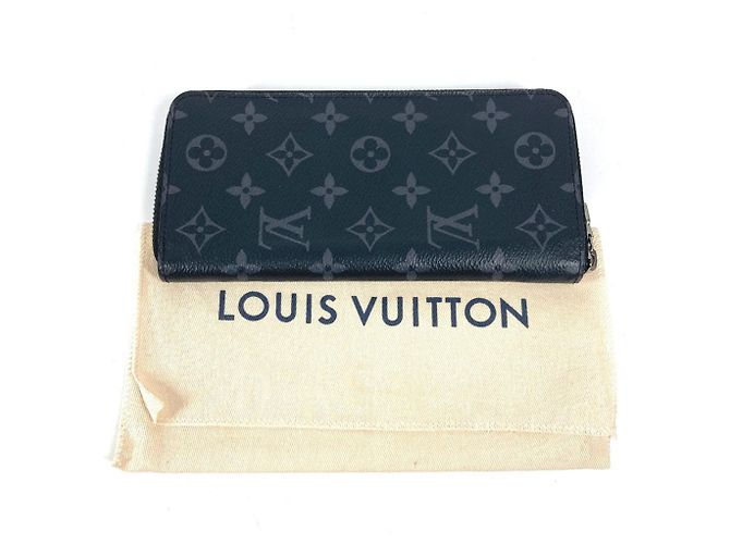 Louis Vuitton Monogram Eclipse Long Wallet Black - view 15