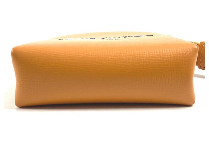 Chaveiro de couro azul e laranja Louis Vuitton - vista 6