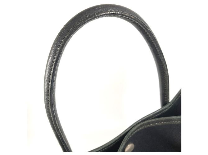 Hermès Borsa Tote HERMES Garden File MM Nero - vista 10