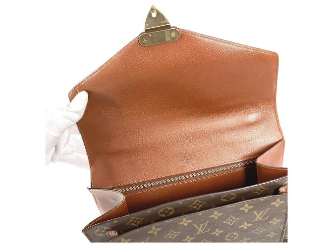 Borsa documenti Monceau 28 in Monogram M51185 di Louis Vuitton Marrone - vista 13