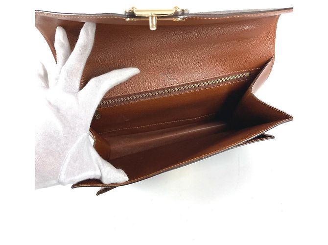 Borsa documenti Monceau 28 in Monogram M51185 di Louis Vuitton Marrone - vista 15