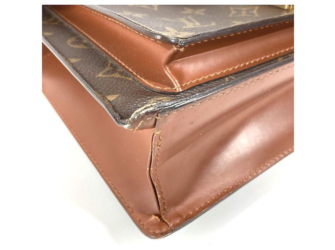 Borsa documenti Monceau 28 in Monogram M51185 di Louis Vuitton Marrone - vista 7
