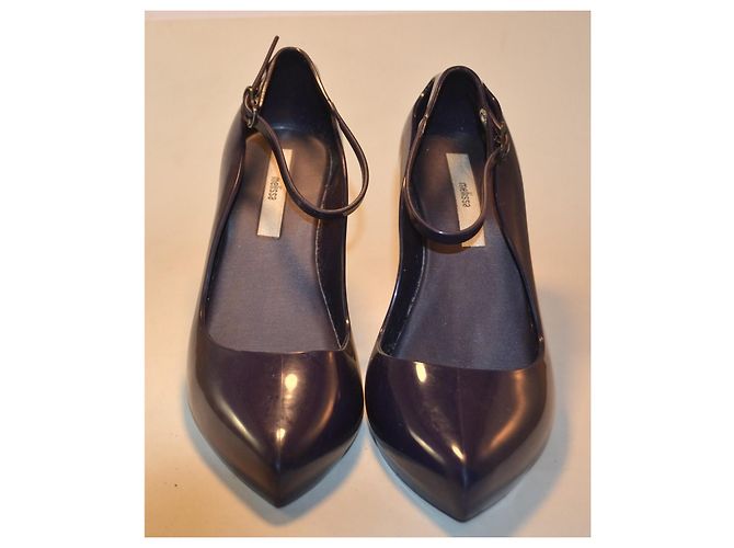 Décolleté Melissa Viola in Gomma Taglia 38 Viola scuro - vista 2