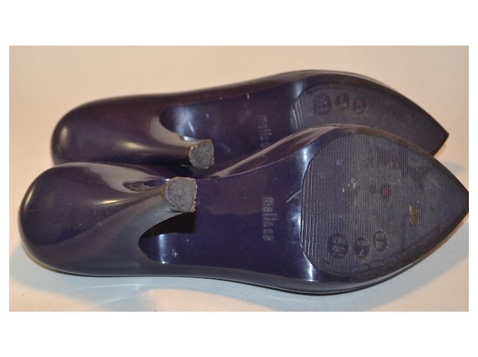 Décolleté Melissa Viola in Gomma Taglia 38 Viola scuro - vista 4
