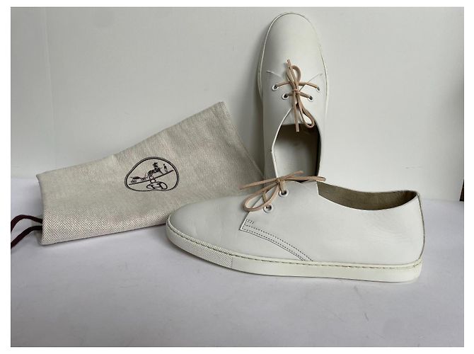 Hermès Derbies Blanc - vue 2