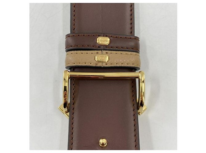 Fendi FF Diamond Wendegürtel Braun - Ansicht 4