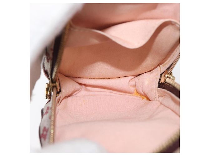Borsa a Tracolla Mini Lin Louis Vuitton Rosso - vista 5