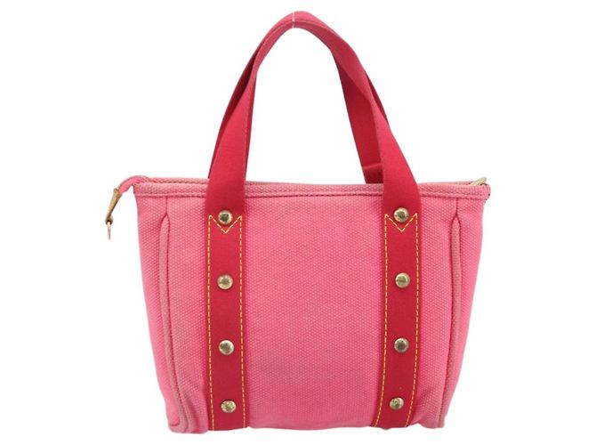 Borsa Tote Antigua in tela PM Louis Vuitton Rosa - vista 2