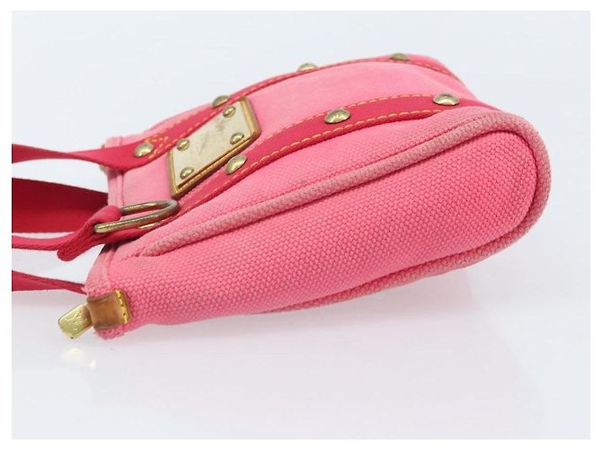 Borsa Tote Antigua in tela PM Louis Vuitton Rosa - vista 4