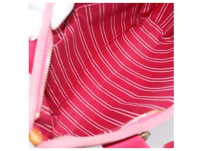 Borsa Tote Antigua in tela PM Louis Vuitton Rosa - vista 5