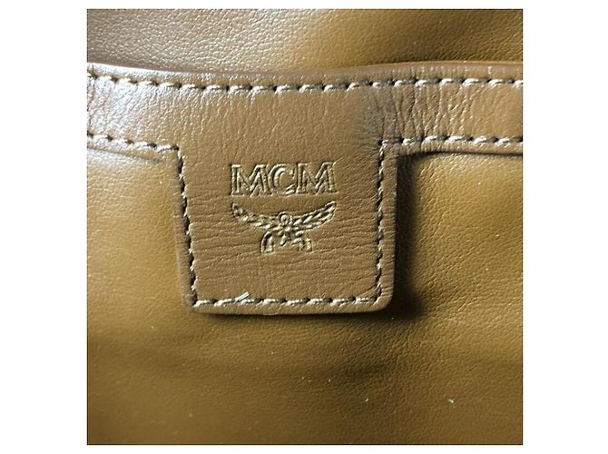 MCM Stark Side Stud Rucksack in Visetos Schwarz - Ansicht 6
