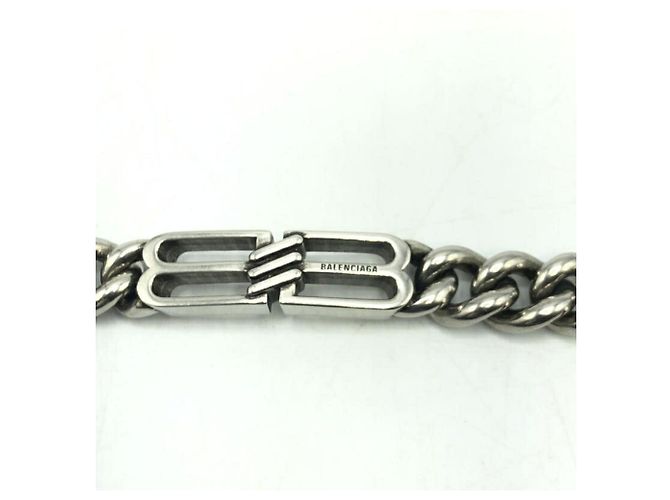 Pulseira de Charme BB Icon Prata da Balenciaga - vista 4