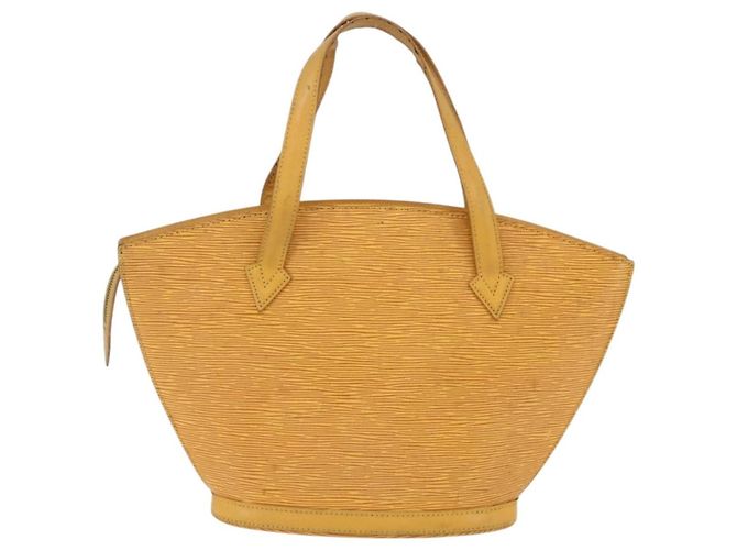 Borsa a mano Saint Jacques in pelle Epi GM Louis Vuitton Giallo - vista 2