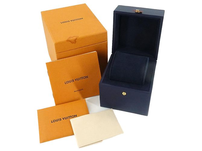Louis Vuitton Tambour MM Monogram Weiß Quarz Uhr - Ansicht 2