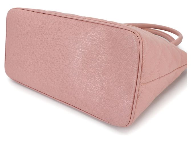 Timeless Borsa Medallion CHANEL in pelle caviar rosa - vista 5