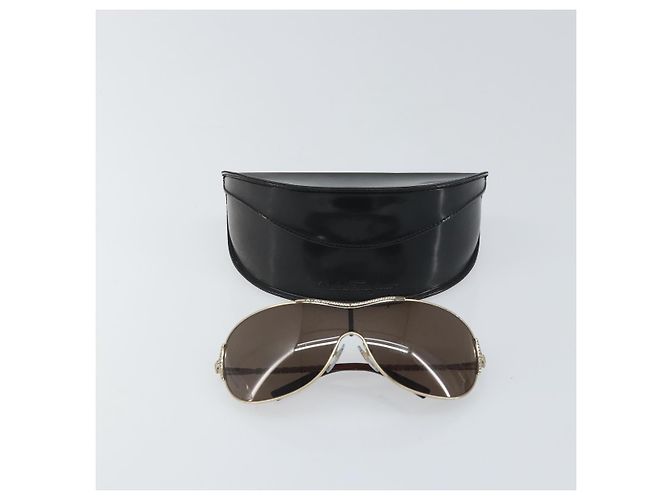 Gafas de sol Salvatore Ferragamo de metal marrón Auth hk3513 Castaño - vista 14