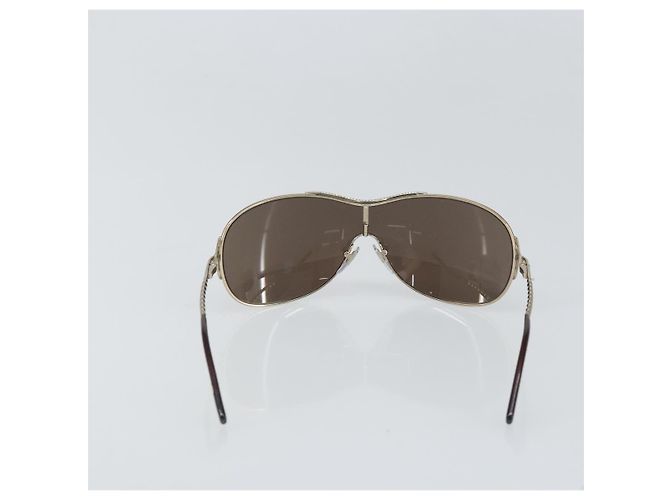 Gafas de sol Salvatore Ferragamo de metal marrón Auth hk3513 Castaño - vista 3