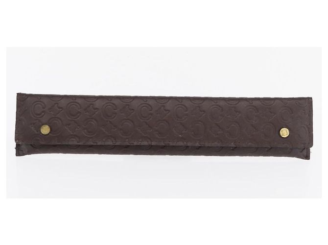 Céline CELINE C Macadam Canvas Japanese Fan Brown Auth 169931V - view 16