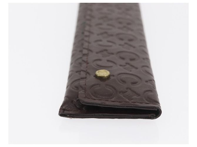 Céline CELINE C Macadam Canvas Japanese Fan Brown Auth 169931V - view 18