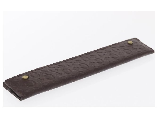 Céline CELINE C Macadam Canvas Japanese Fan Brown Auth 169931V - view 19