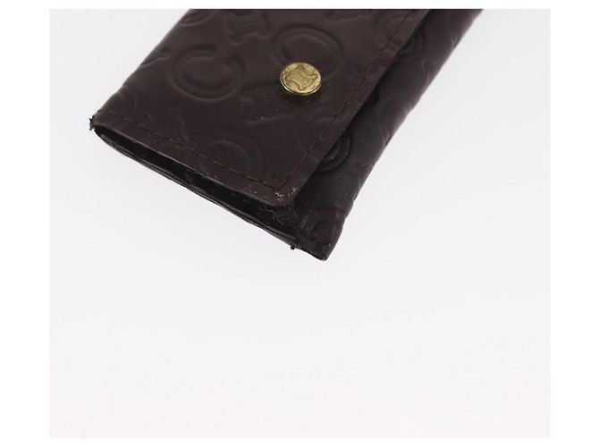 Céline CELINE C Macadam Canvas Japanese Fan Brown Auth 169931V - view 21