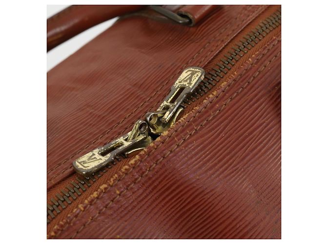 LOUIS VUITTON Epi Keepall 50 Borsa Boston Marrone M42968 LV Auth 168240 - vista 10