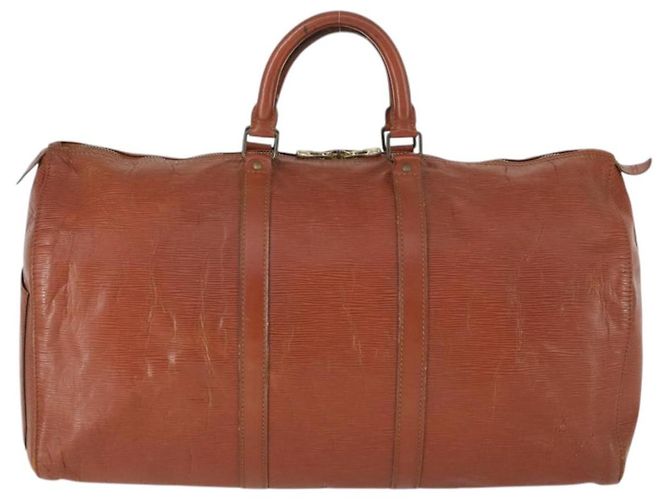 LOUIS VUITTON Epi Keepall 50 Borsa Boston Marrone M42968 LV Auth 168240 - vista 2