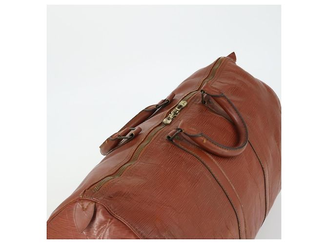 LOUIS VUITTON Epi Keepall 50 Borsa Boston Marrone M42968 LV Auth 168240 - vista 6