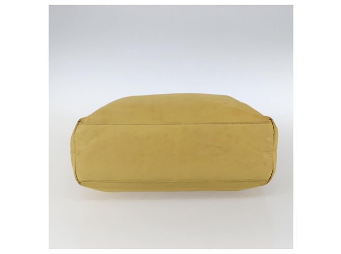 PRADA Borsa a mano in nylon giallo argento autentica bs33282 - vista 5