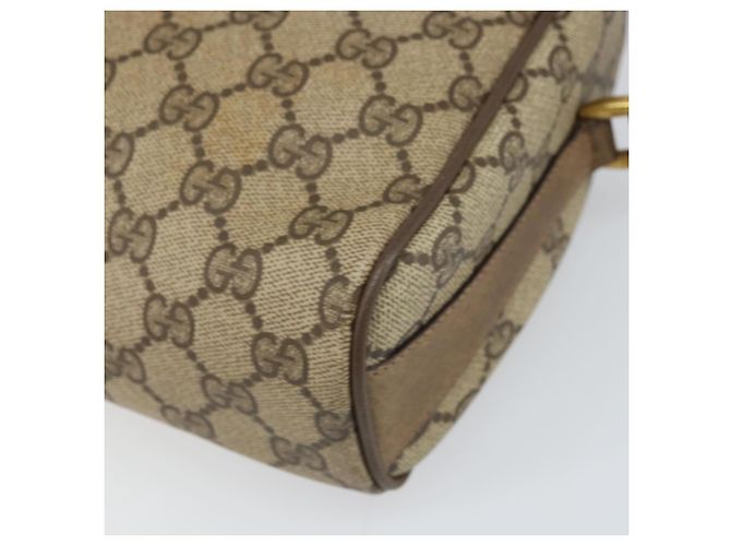 Bolsa Sherry Line GG Supreme Web da GUCCI em PVC bege e dourado 89 02 017 Auth 169674 - vista 12