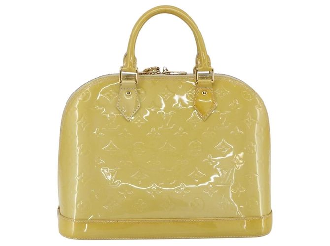 LOUIS VUITTON Borsa a Mano Monogram Vernis Alma PM Dunne M90170 LV Auth ka2396 - vista 2