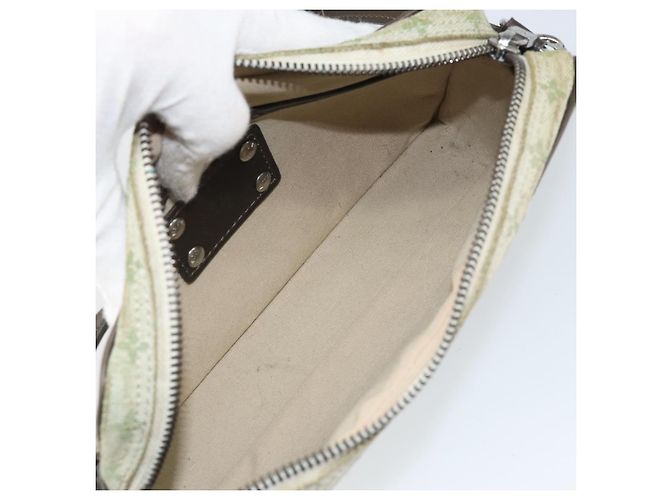 LOUIS VUITTON Mini Tale de Fe Pochette Accessorio Pouch Khaki M92274 Auth ep13094 Cachi - vista 11