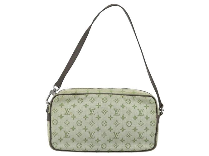 LOUIS VUITTON Mini Tale de Fe Pochette Accessorio Pouch Khaki M92274 Auth ep13094 Cachi - vista 2
